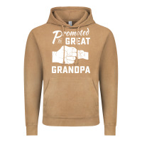 Vintage Camel Promoted to Great Grandpa Vintage Hoodie - PixelWave