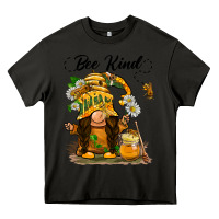 Asphalt bee kind gnome Heavy Core Tee - BarkalooDesign