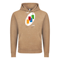 Vintage Coffee Uno Card Game Draw Four Vintage Hoodie - PixelWave