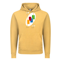 Vintage Mustard Uno Card Game Draw Four Vintage Hoodie - PixelWave