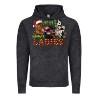 Vintage Black all the jingle ladies Vintage Hoodie - CowGirlArtShop