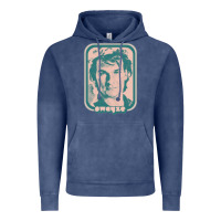 Vintage Denim patrick swayze retro 80s fan aesthetic design Vintage Hoodie - PixelWave