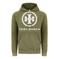 Vintage Olive white burch tory Vintage Hoodie - PixelWave