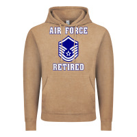 Vintage Coffee military master sergeant air force retired t shirt Vintage Hoodie - PixelWave