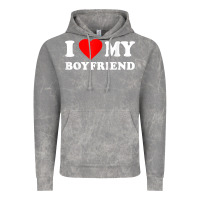 Cloud Rock I Love My Boyfriend T-Shirt Vintage Hoodie - PixelWave