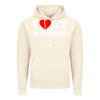 Vintage Artic I Love My Boyfriend T-Shirt Vintage Hoodie - PixelWave