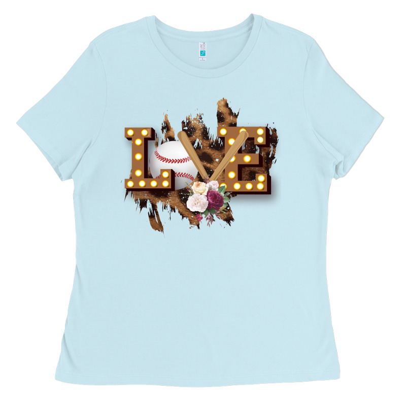 Love Softball Ladies Tee by Bettercallsaul | Teevron
