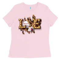 Bubblegum Pink Love Softball Ladies Tee - Bettercallsaul