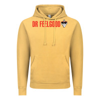 Vintage Mustard Dr. Feelgood Vintage Hoodie - PixelWave