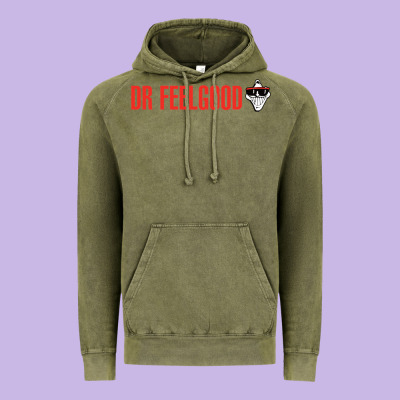 Dr. Feelgood Vintage Hoodie Designed By Pixelwave