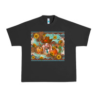 Pigment Black Fall heifer cow Urban Heavy Tee - RanaPortraitStore