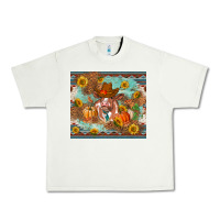 Pistachio Fall heifer cow Urban Heavy Tee - RanaPortraitStore