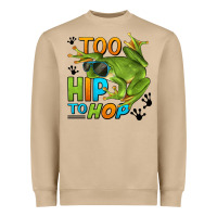 Mushroom too hip to hop frog Heavyweight Sweatshirt - LillyAllenDesigns