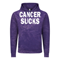 Cloud Purple cancer sucks Vintage Hoodie - PixelWave