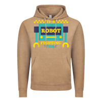 Vintage Coffee it's robot fighting time funny robotics engineer battle bots Vintage Hoodie - PixelWave