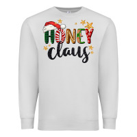 Dove Grey honey claus christmas Premium Sweatshirt - BarkalooDesign