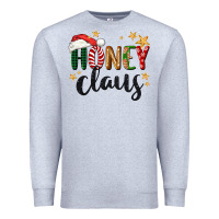 Heather Grey honey claus christmas Premium Sweatshirt - BarkalooDesign