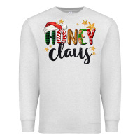 Oatmeal Heather honey claus christmas Premium Sweatshirt - BarkalooDesign