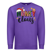 Purple honey claus christmas Premium Sweatshirt - BarkalooDesign