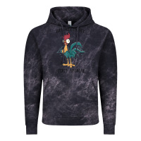 Cloud Black Moana Hei Hei Is My Spirit Animal Portrait Vintage Hoodie - PixelWave