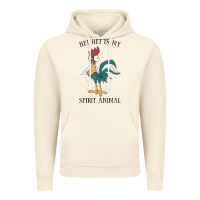 Vintage Artic Moana Hei Hei Is My Spirit Animal Portrait Vintage Hoodie - PixelWave