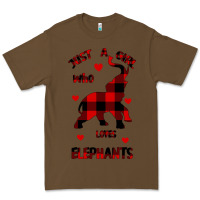 Cacao Just a girl who loves Elephants - Elephant Premium Tee - Bettercallsaul