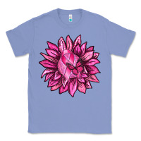 Colony Blue Breast Cancer Sunflower Classic Tee - texasbilliewilder