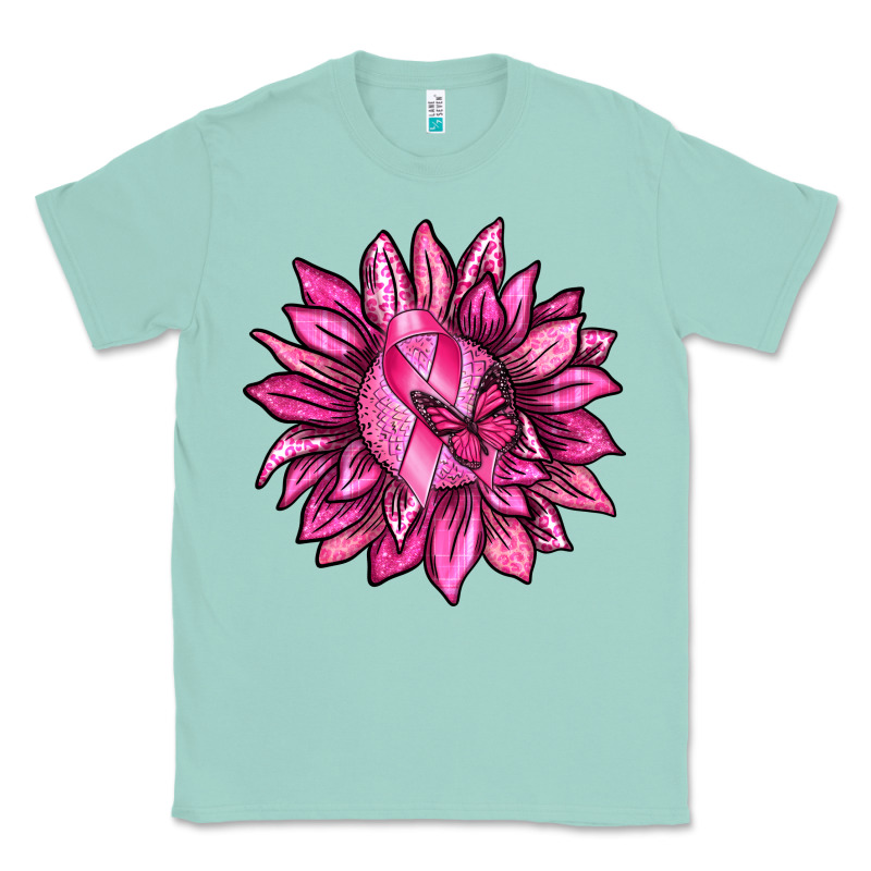 Breast Cancer Sunflower Classic Tee by texasbilliewilder | Teevron