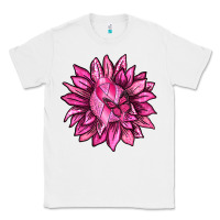 White Breast Cancer Sunflower Classic Tee - texasbilliewilder