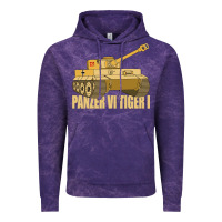 Cloud Purple panzer vi tiger i tank gift ww2 german army tanks Vintage Hoodie - Craftify