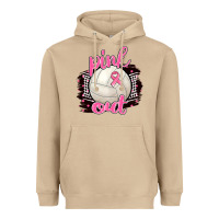Mushroom Pink Out Volleyball Heavyweight Hoodie - BarkalooDesign