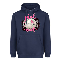 Navy Pink Out Volleyball Heavyweight Hoodie - BarkalooDesign