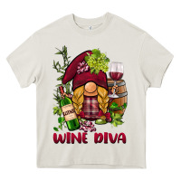 Cream vine diva  gnome Heavy Core Tee - BarkalooDesign