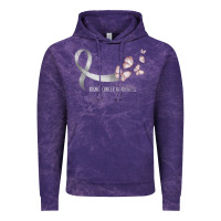 Cloud Purple pretty white ribbon support lung cancer awareness t shirt Vintage Hoodie - Craftify
