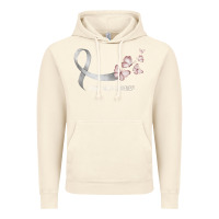 Vintage Artic pretty white ribbon support lung cancer awareness t shirt Vintage Hoodie - Craftify