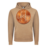 Vintage Coffee Cute Good Luck Gift - Lucky Penny Vintage Hoodie - Craftify