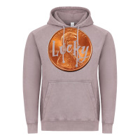 Vintage Zinc Cute Good Luck Gift - Lucky Penny Vintage Hoodie - Craftify