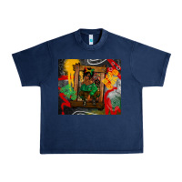 Navy juneteenth black woman fashion girl Urban Heavy Tee - CowGirlArtShop