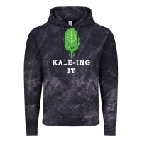 Cloud Black kaleing it kale art for vegans vegetarians Vintage Hoodie - Craftify