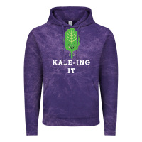 Cloud Purple kaleing it kale art for vegans vegetarians Vintage Hoodie - Craftify
