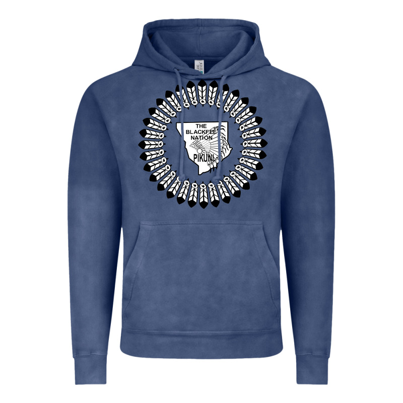 Blackfeet Nation Flag   Blackfeet Vintage Hoodie by Craftify | Teevron