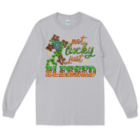Moon Dust Not lucky just Blessed with Cross St. Patricks day Long Sleeve Tee - HowdyJamesFarm