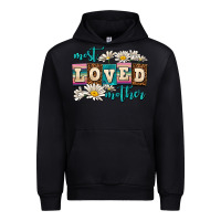Black most loved mother Urban Hoodie - AdoDesignShop