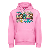 Fuchsia Pink most loved mother Urban Hoodie - AdoDesignShop