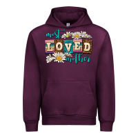 Mauve Wine most loved mother Urban Hoodie - AdoDesignShop