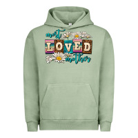 Pigment Oil Green most loved mother Urban Hoodie - AdoDesignShop
