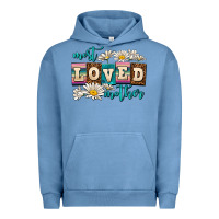 Pigment Pebble Blue most loved mother Urban Hoodie - AdoDesignShop