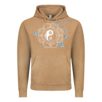Vintage Camel yin yang with butterflies ancient chinese yin yang Vintage Hoodie - Craftify