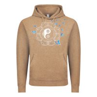 Vintage Coffee yin yang with butterflies ancient chinese yin yang Vintage Hoodie - Craftify