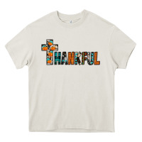 Cream thankful Heavy Core Tee - JahusDesignShop